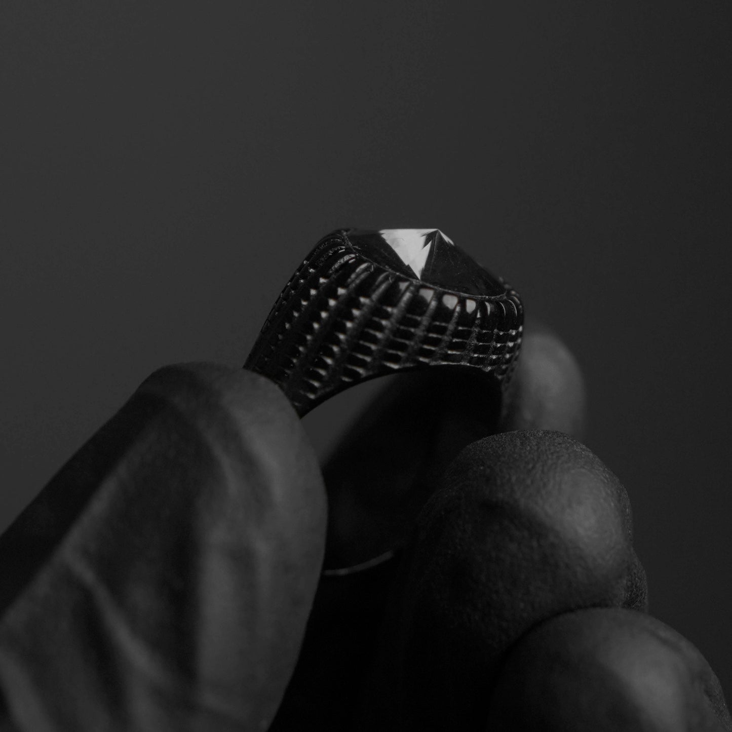 Dark Diamond Ring