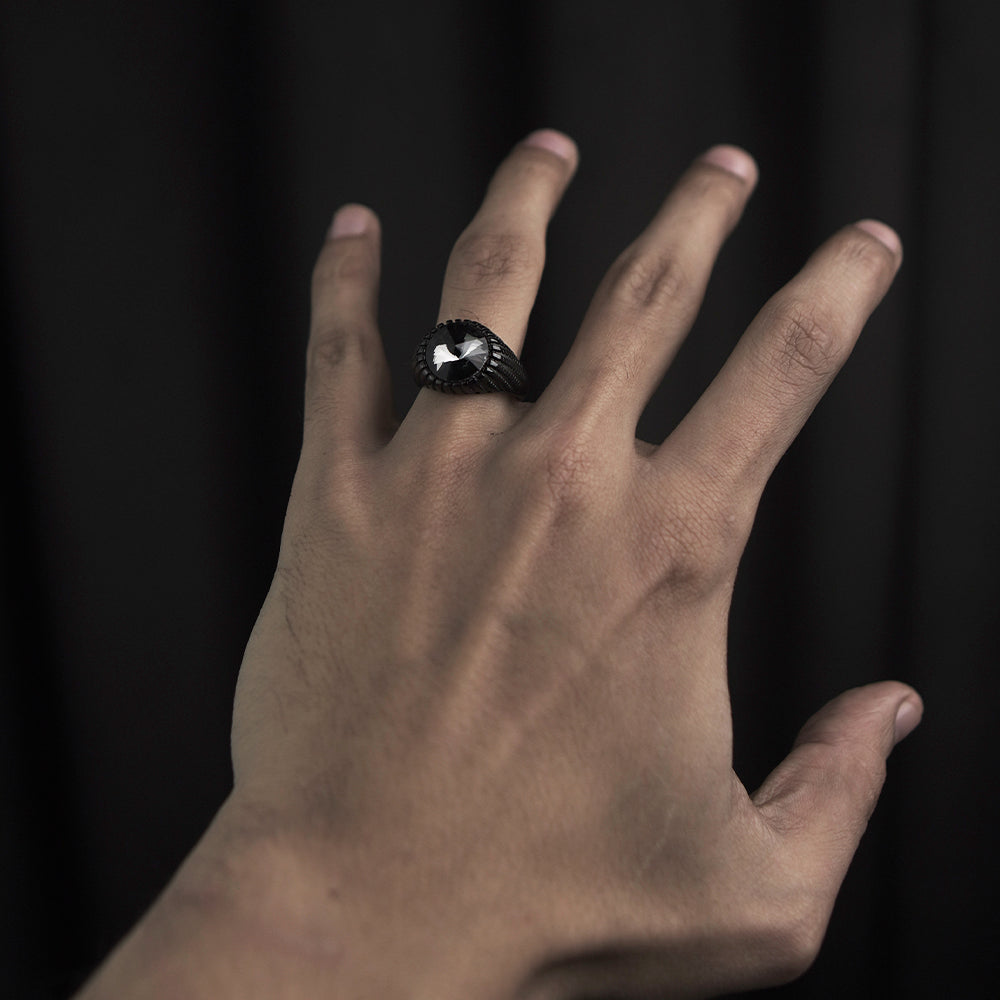 Dark Diamond Ring