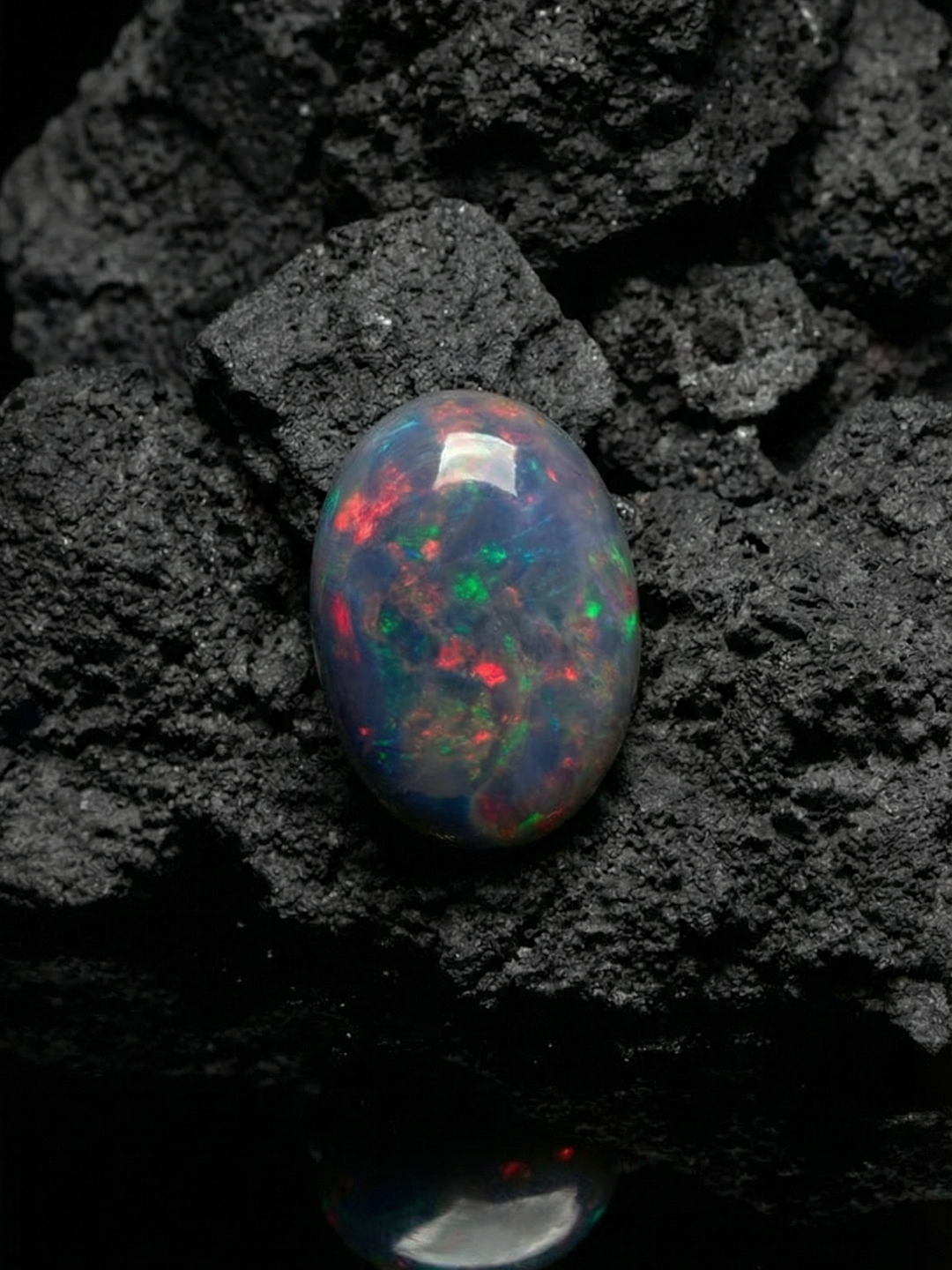 Kehkashan-e-Raat (Black Opal Stone)