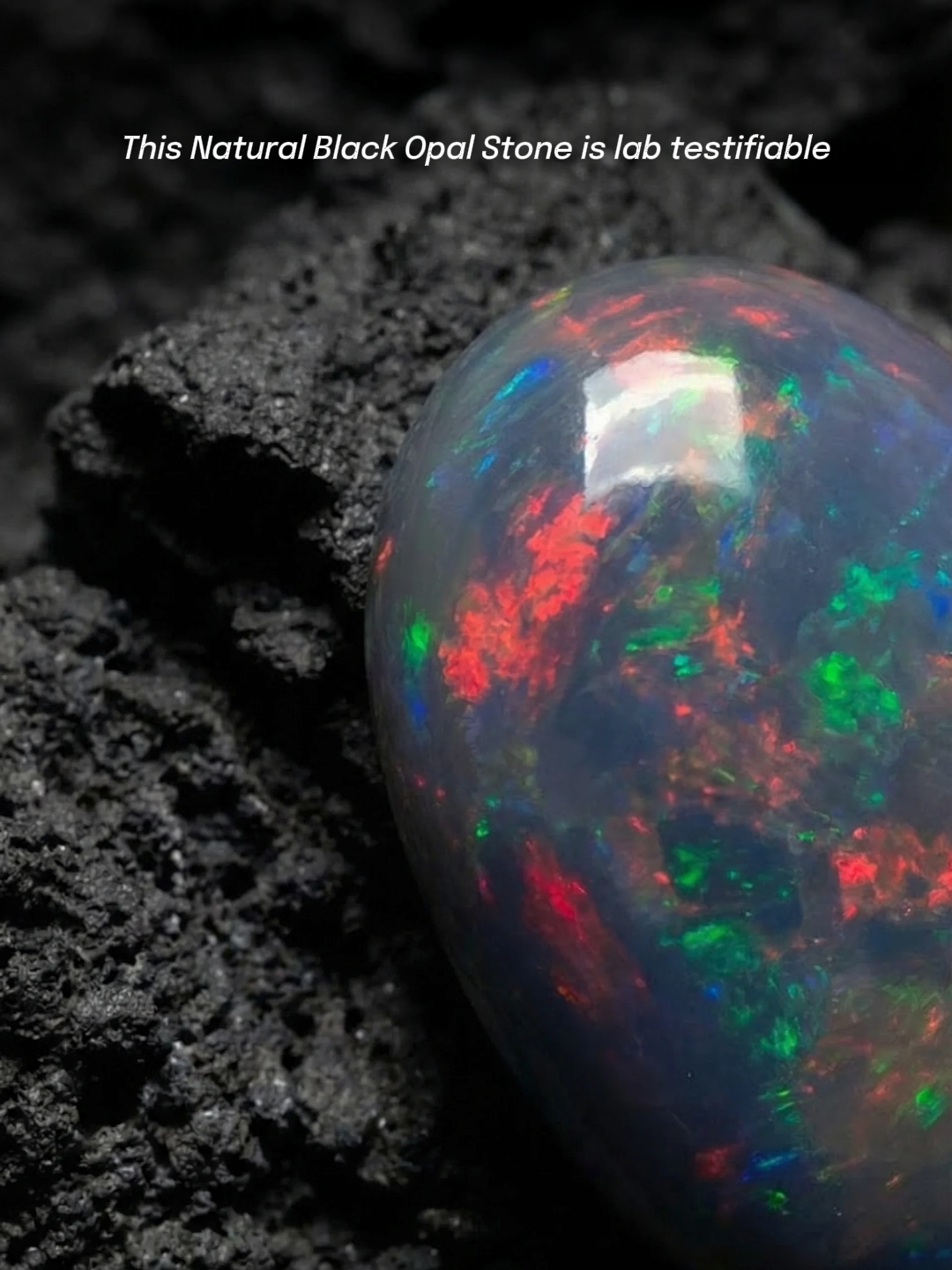 Kehkashan-e-Raat (Black Opal Stone)
