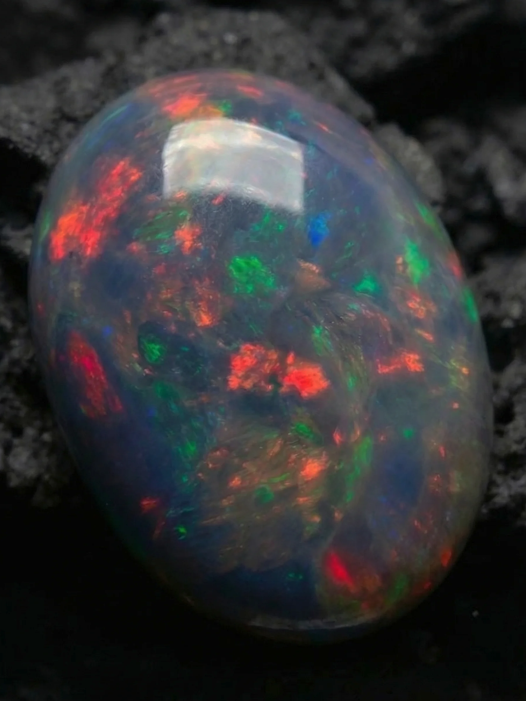 Kehkashan-e-Raat (Black Opal Stone)