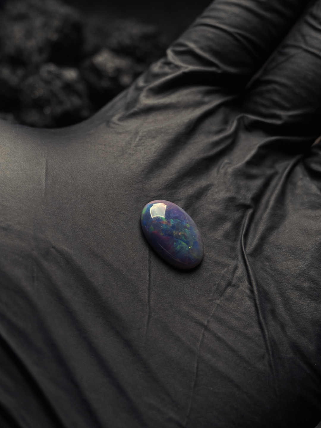 Kehkashan-e-Raat (Black Opal Stone)