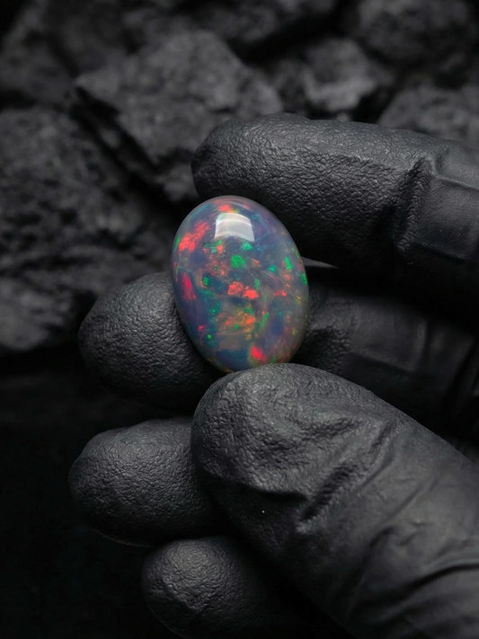 Kehkashan-e-Raat (Black Opal Stone)