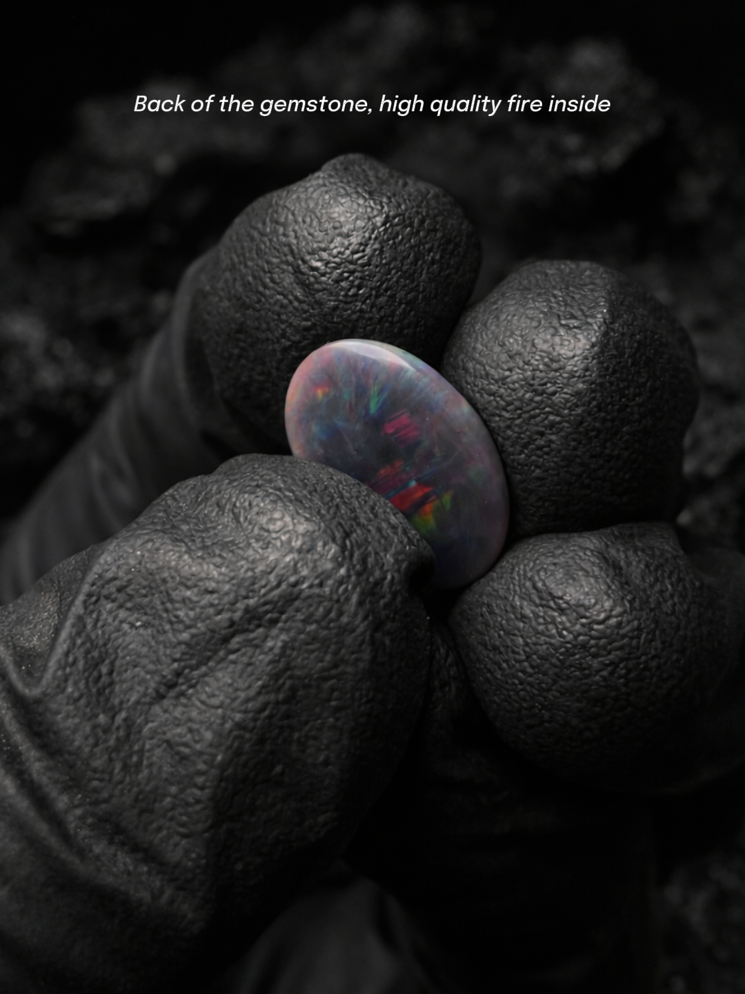 Kehkashan-e-Raat (Black Opal Stone)