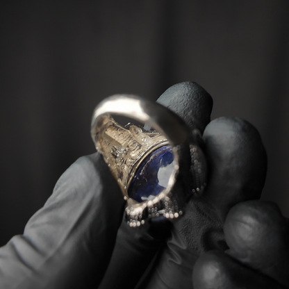 Dragon Claw Sapphire Ring (Sapphire/Neelum Stone)