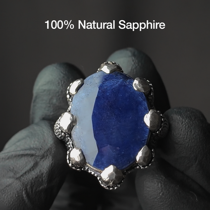 Dragon Claw Sapphire Ring (Sapphire/Neelum Stone)