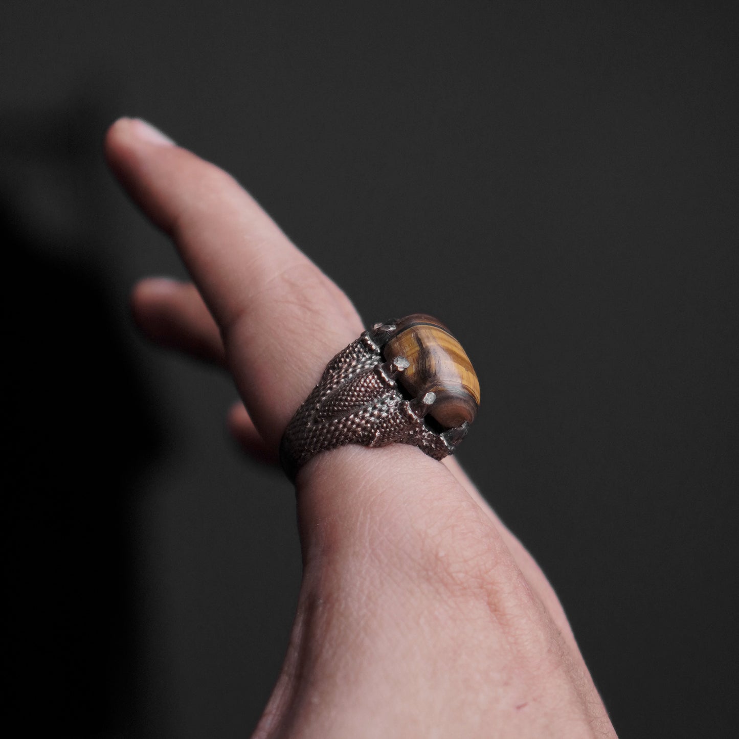 Tiger Claw Ring (Chaandi) Prince Size