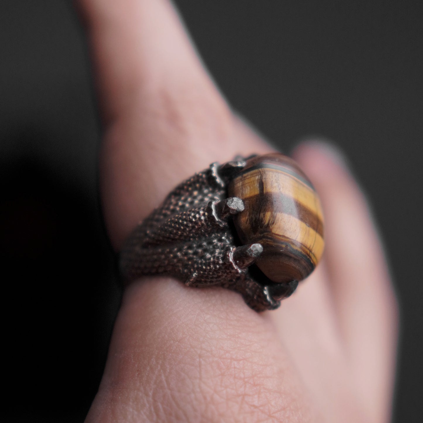 Tiger Claw Ring (Chaandi) Prince Size