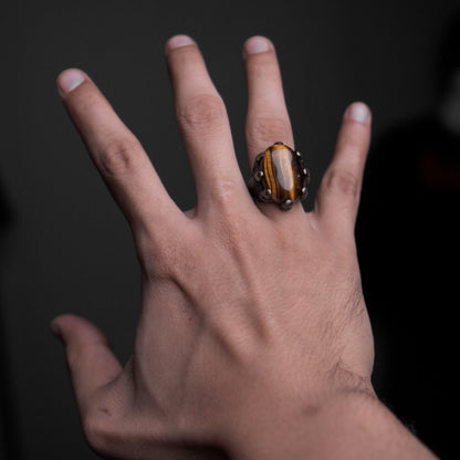 Tiger Claw Ring (Chaandi) King Size