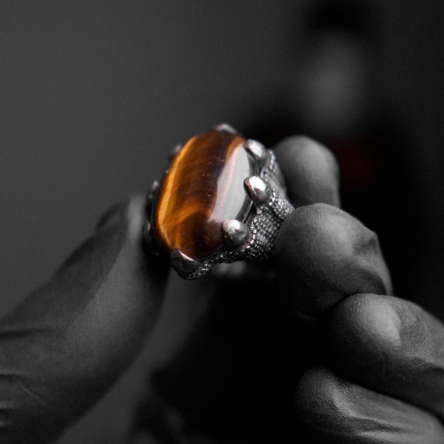 Tiger Claw Ring (Chaandi) King Size